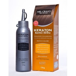 Keraton Banho De Brilho Mel Cravo 100g
