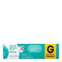 Sulf Neomicina+bacit Pomada 15g Medley