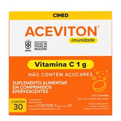 Aceviton C 1g C/ 30 Comprimidos Eferv