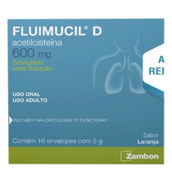 Fluimucil D 600mg Granul 16env 5g