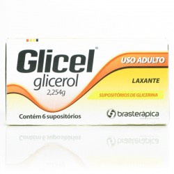 Glicel Adulto C/ 6 SupositÓrios