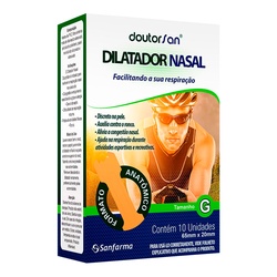 Sanfarma Dilat Nasal Masculino Tam G 10 Unidades