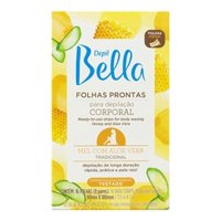 Depil Bella Folhas Pront Corporal Mel E Aloe 16 Unidades