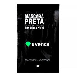 Avenca Masc Preta Remov De Cravos 8g