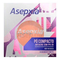 PÓ Compacto Asepxia Antiacne Bege Claro 10g