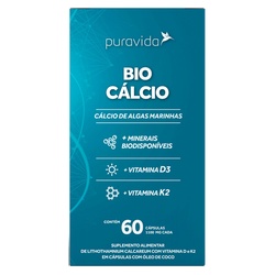 Bio Calcio C/ 60 Capsulas - Puravida