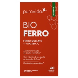 Bio Ferro C/ 60 Capsulas - Puravida