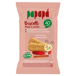 Papapa Biscoito Inf Biscotti Banana E Cacau 60g
