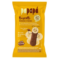 Papapa Biscoito Inf Biscotti Banana E Cacau 60g