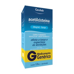 Acetilcisteina Xpe Ped 120ml Geolab