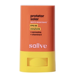 Sallve Bastao Protetor Solar Facial Fps 60 15g