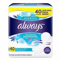 Always Diario Respiravel 40 Unidades