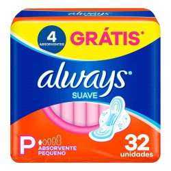 Always Basico Seca C/abas 32 Unidades