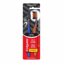 Colgate Esc Zig Zag Carvao 2 Unidades