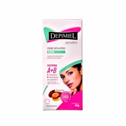 Creme DepilatÓrio Depimiel Facial A+b Para Peles SensÍveis 45g