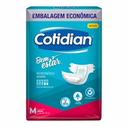 Fralda Adulto Cotidian Bem Estar M 7uni