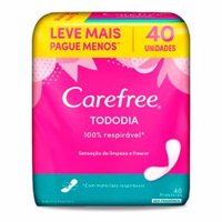 Carefree Todo Dia S/perfume 40 Unidades