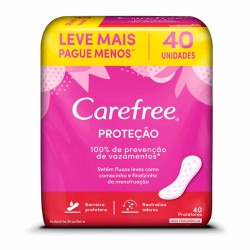 Carefree Protecao S/perfume 40 Unidades