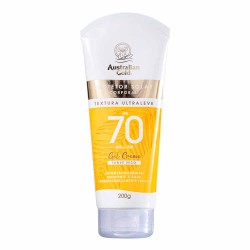 Protetor Solar Australian Gold Fps70 Gel Creme Toque Seco 200g