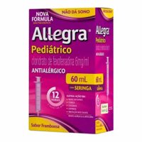 Allegra Pediatrico Susp  60ml C/copo