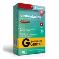 Desloratadina 5mg C/ 10 Comprimidos Euro