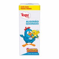 Algodao Topz Quadrado Galinha Pintadinha Lv100 Pg90 Unidades (v)