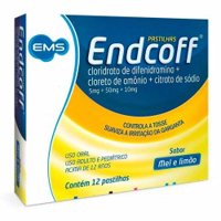 Endcoff Pastilha Mel Limao C/ 12 Unidadesd