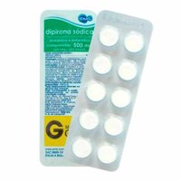 Dipirona 500mg C/ 10 Comprimidos F.v Ems
