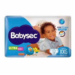 Babysec Ultraprotect Fralda Jumbinho (xxg) 12 Unidades