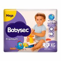 Babysec Ultraprotect Fralda Mega Premium (xg) 24 Unidades