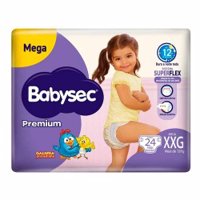 Babysec Ultraprotect Fralda Mega Premium (xxg) 24 Unidades