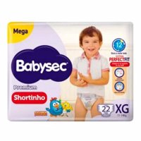 Babysec Ultraprotect Fralda Mega Shortinho (xg) 22 Unidades