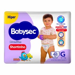Babysec Ultrasec Fralda Mega Shortinho (xg) 20 Unidades