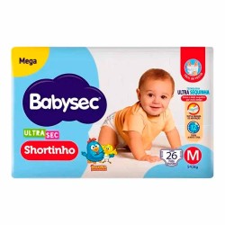 Babysec Ultrasec Fralda Jumbinho Shortinho (m) 16unidades