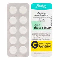 Dipirona 500mg C/ 10 Comprimidos F.v Medley