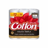 Cotton Papel Hig Folha Tripla Lv12 Pg11 Unidades