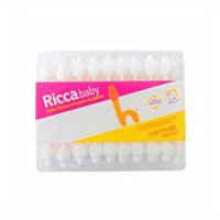 Ricca Hastes Flexiveis Baby 60 Unidades (3245)