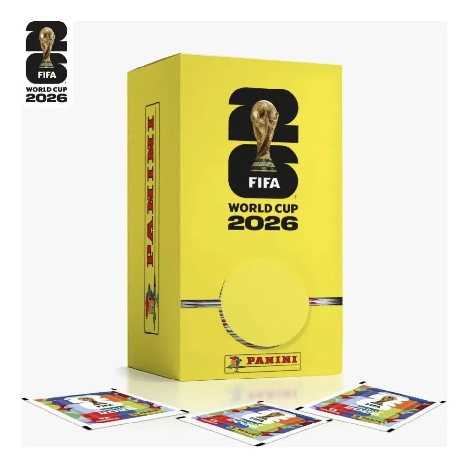 Figurinha Copa Do Mundo Da Fifa 2026 Panini Caixa Com 100 Envelope