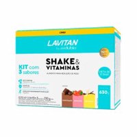 Lavitan Redubio Shake Morango/ba Unidadeslha/chocolate 630g