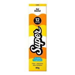Super Gel Dental 12h Sabor Frutas Tropicais 90g