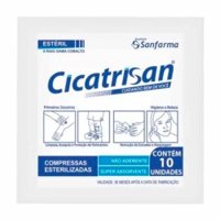 Cicatrisan Comp Gaze Nao Ader 10 Unidades