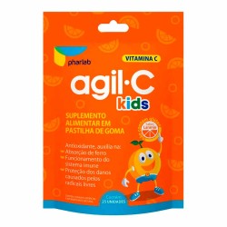 Agil C Kids Laranja C/25 Gomas