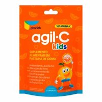 Agil C Kids Laranja C/25 Gomas