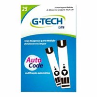 G Tech Tiras Lite Reagentes 25 Unidades