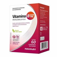 Maxinutri Vitamina B12 C/ 60 Capsulas Mast