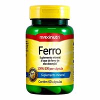 Maxinutri Ferro 100% Idr C/60  Capsulas (r)