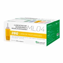 Medlevensohn Lanceta De Seguranca 26g Ml04 C/ 100 Unidades (r)