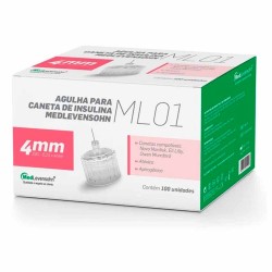 Medlevensohn Agulha Caneta Insulina 32g 0,23x4mm C/10 Unidadesd