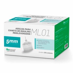 Medlevensohn Agulha Caneta Insulina 32g 0,23x5mm C/10 Unidades