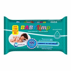 Babylimp Toalhas Umed Carinho Da Natureza 100 Unidades